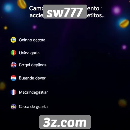 Métodos de pagamento aceitos no sw777